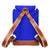 YKRA Matra Mini Leather Strap Backpack - BLUE