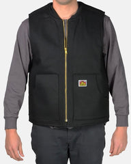 Ben Davis Lined Vest in Black