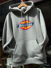 Dickies Icon Horseshoe Logo Hoody in Grey Melange
