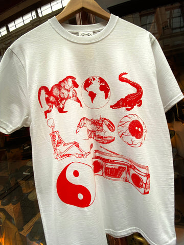 Beasley’s Pictograph T-shirt in RED