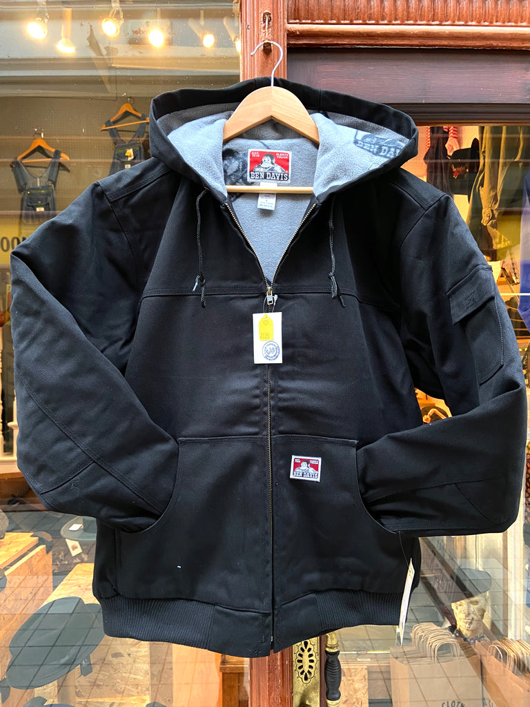 Ben Davis Jacket with Hood in Black Beasleys Clothing