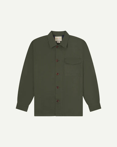 Uskees #3003 Buttoned Work Shirt - VINE GREEN