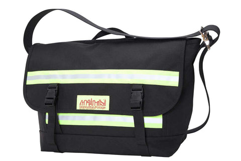 MANHATTAN PORTAGE  MEDIUM NY MESSENGER BAG BLACK
