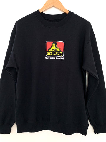 Ben Davis Crewneck with the Classic Logo -  BLACK