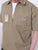 Ben Davis Short Sleeve Half Zip Work Shirt  KHAKI